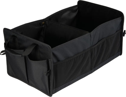 Carhartt Universal Collapsible Cargo Trunk Organizer, Portable Accessory Storage Organizer for Automotive, SUV, Trucks & Cars, Black, One Size