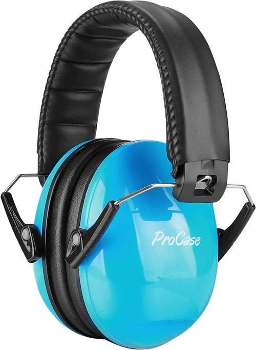 ProCase Noise Cancelling Headphones for Kids Toddler, SNR 27dB Noise Reduction Ear Muffs, Hearing Protection for Monster Jam, Concerts, Fireworks, Shooting, Air Show, Autism Sensory Needs -Blue