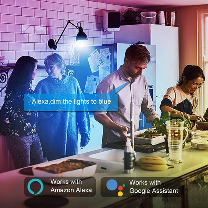 DAYBETTER Smart Light Bulbs, LED Light Bulb, Alexa Light Bulb, WiFi Color Changing Light Bulb, Smart Bulbs That Work with Alexa & Google Home, Music Sync, A19/E26 9W 810LM Smart Home Lighting, 2 Pack