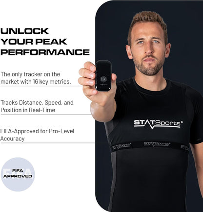 STATSports APEX GPS Soccer Tracker Vest - APEX Athlete Series - Tracks 16 Key Metrics - Sport GPS Vest for Elite Performance Tracking - Sports Activity Trackers Used by Pro Players & Teams, Adult M