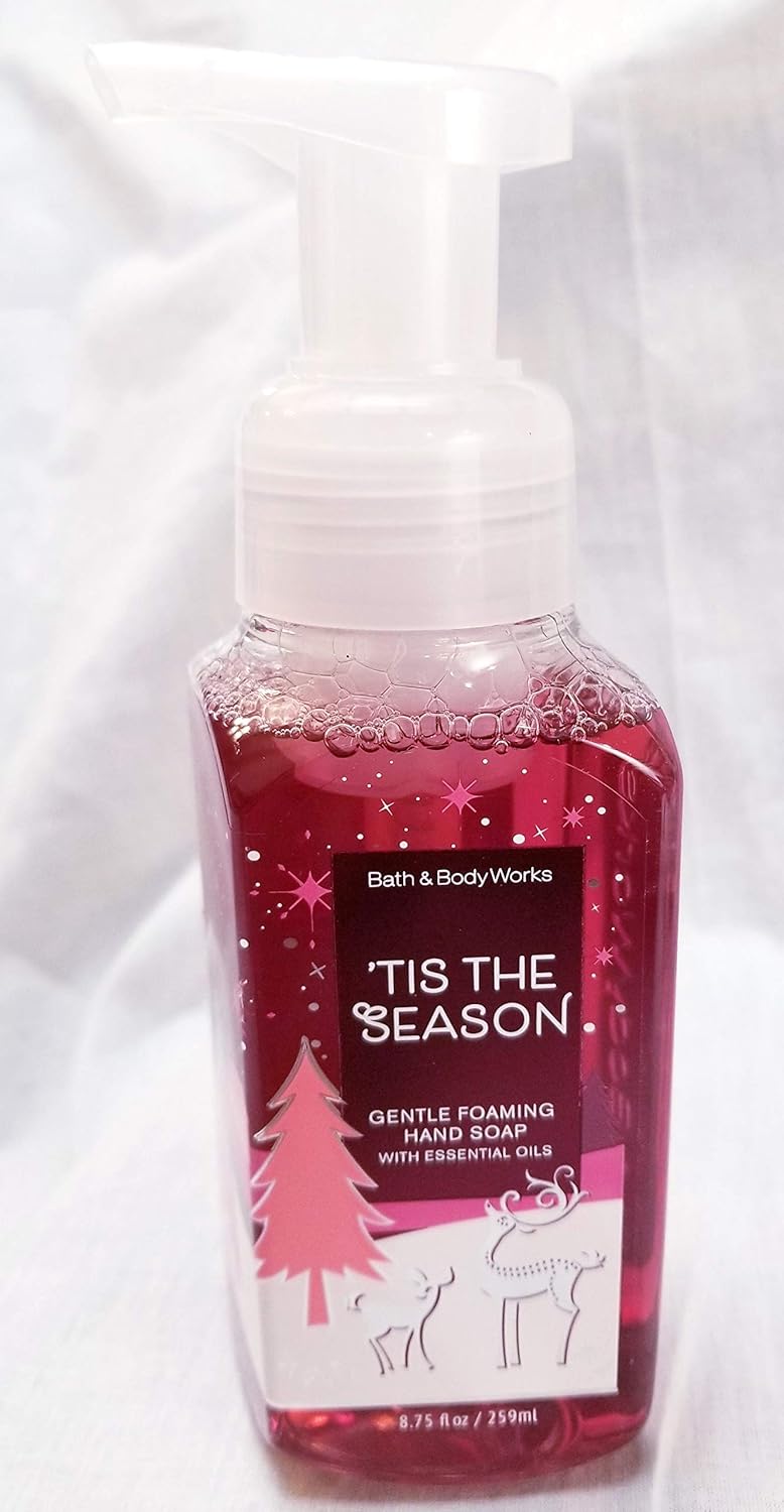 White Barn Candle Company Bath and Body Works Gentle Foaming Hand Soap w/Essential Oils- 8.75 fl oz - Winter 2020 - Many Scents! ('Tis The Season)