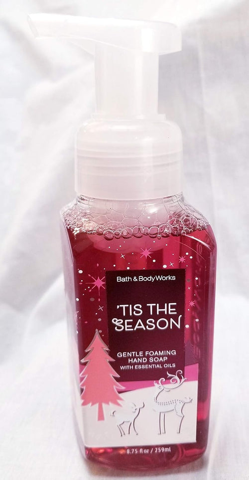 White Barn Candle Company Bath and Body Works Gentle Foaming Hand Soap w/Essential Oils- 8.75 fl oz - Winter 2020 - Many Scents! ('Tis The Season)