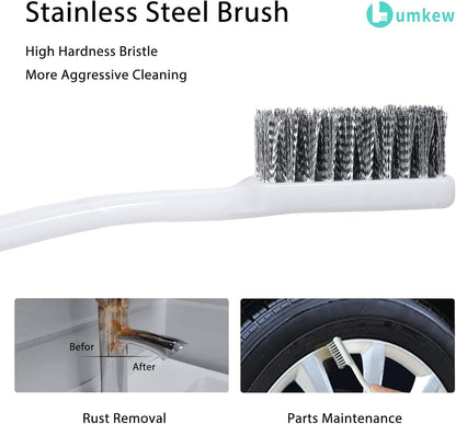 Cleaning Brush Set for Small Spaces, Kitchen Scrub Brushes for Cleaning, Detailing Crevice Cleaning Tool Supplies Gadget Kit for Window Keyboard Sink Humidifier, 9 Pcs