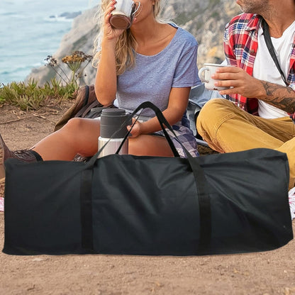 Heavy Duty Duffel Bag, Outdoor Gear Storage Bag, Oxford Cloth Tool Organizer for Camping, Hiking, Picnic, and Travel, Sturdy Design for All-Weather Use, Black, multi-coloured, us l/asia