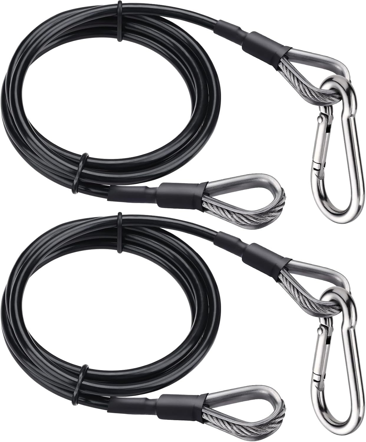 TOBWOLF Gym Cable Extension, Fitness Extension Rope Attachment Compatible with Home Gym Accessories Thick 0.2", Replacement Gym Cable Machine Extension for LAT/Tricep Pull Down, Leg Extensions Machine