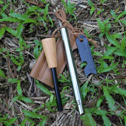 Fire Stick Survival Tool Fire Starting Kit,Outdoor Survival Kit, Flint Perfect for Camping, Hiking
