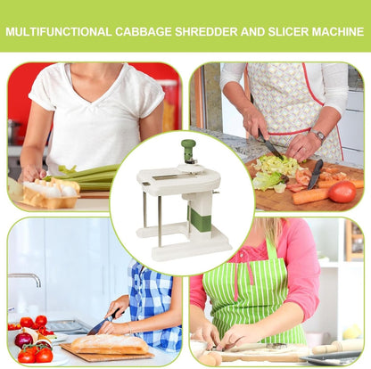 Cabbage Shredder - Manual Vegetable Cutter for Sauerkraut, Kitchen Mandoline Slicer | Stainless Steel Cabbage Slicer for Coleslaw, Durable Food Prep Tool, Compact Shredder for Cooking and Salads