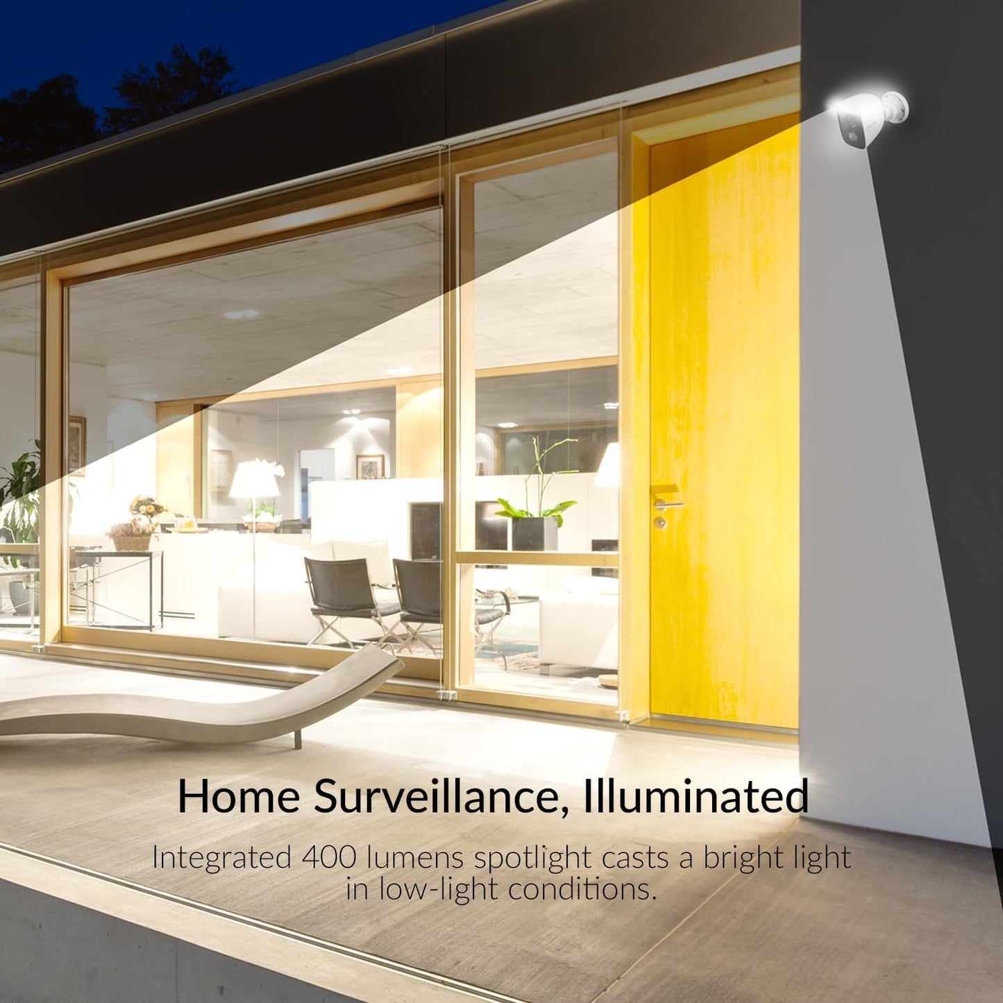 D-Link DCS-8630LH Outdoor Full HD Wi-Fi Camera w/Built-in Smart Home Hub & Spotlight, WiFi Security Camera, IR Night Vision, WPA3â„¢ Encryption,SD&Cloud, Supports Google/Alexa to Keep Homes Secure