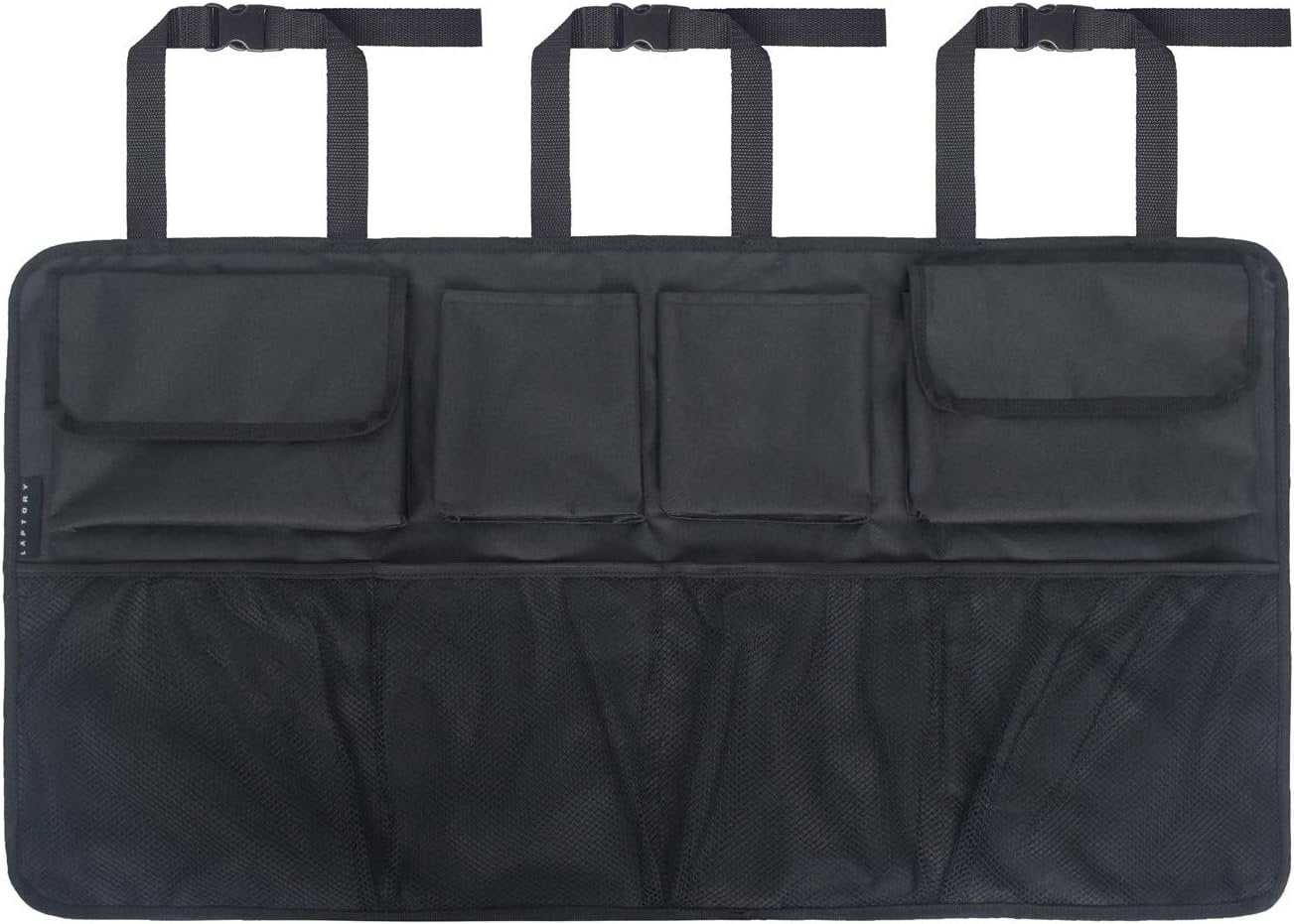Car Hanging Boot Organisers with 7 Enlarged Pockets,Car Trunk Organizerï¼ŒBackseat hanging Bag, Car Boot Tidy Storage Bag, Black