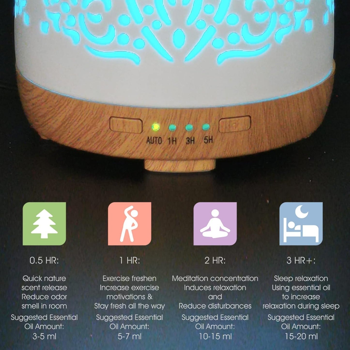 Earnest Living Smart WiFi Essential Oil Diffuser White Ceramic Diffuser 250 ml with Alexa Google Home App Phone Control LED and Auto Off Office Humidifier Aromatherapy Diffusers for Essential Oils
