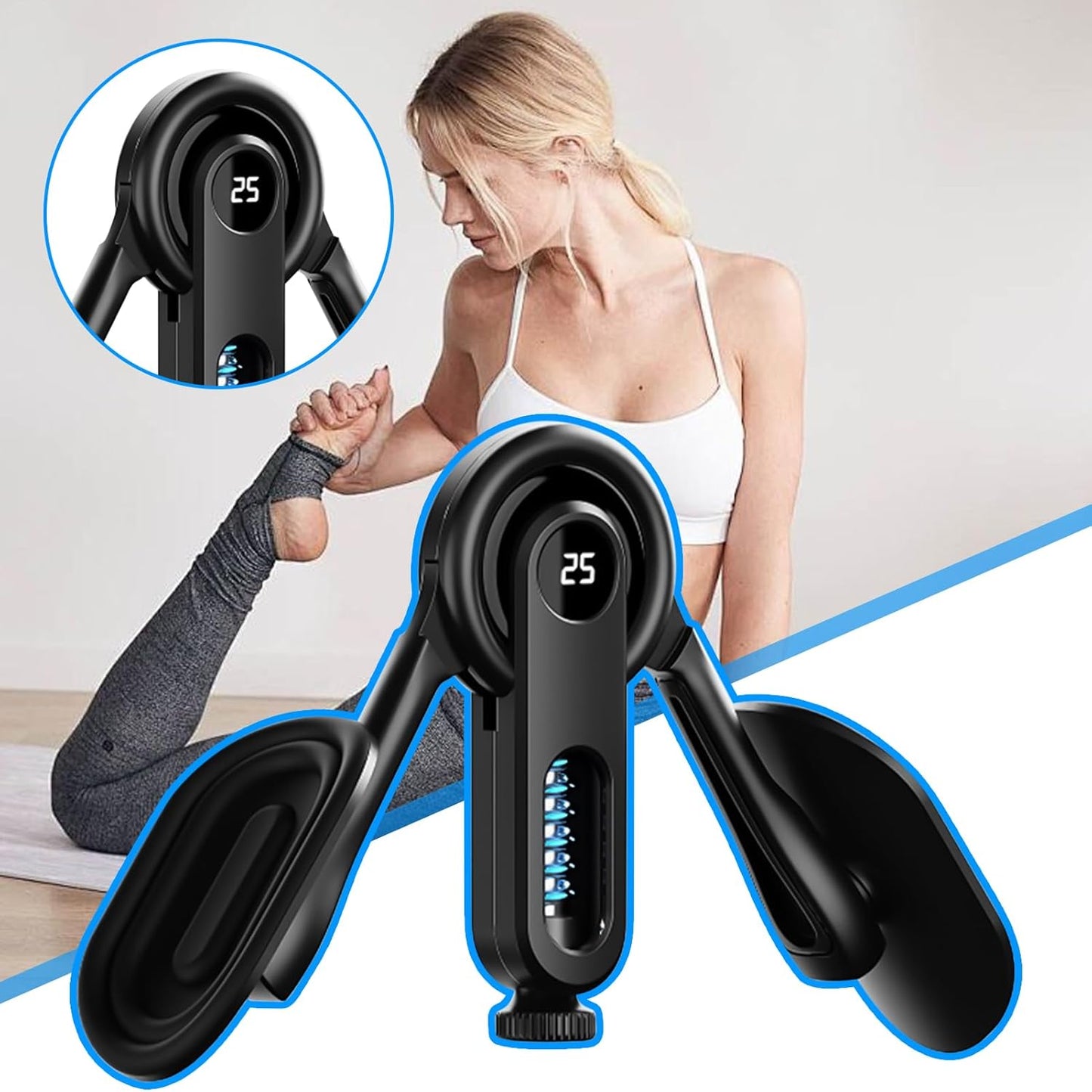 Allenatore Pavimento Pelvico Donna,Allenamento Muscoli Interni Coscia | Esercitatore Anca Regolabile 10-100 Kg con Doppia Molla per Riabilitazione Pelvica Rafforzamento Muscolare e Recupero Postpartum