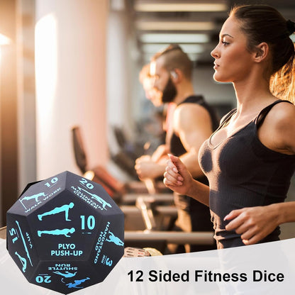 Exercise Dice for Workouts | Fitness Exercise Dice Game,Strength Training Home Gym Accessories for Outdoor Travel Rehabilitation Yoga Team Sports Conditioning
