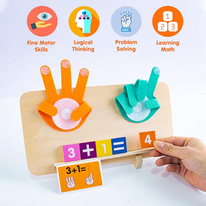 daboot Number Learning Toys for Toddlers 3-5: Number Blocks Math Games Educational Learning Montessori Toys for 3 4 5 Year Old Boys Girls