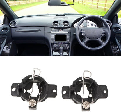 2PCS Headlight Bulb Holder S320 Replacement Bulb Base Socket Holder Clip Automotive Accessories