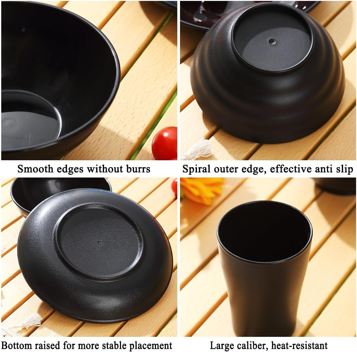 Kyraton Camping Utensils, Mess Kit for Travel, Picnic, Outdoor - Gear Includes Knife, Spoon, Fork Cutlery Set, Cup, Bowl, Plate - Essentials for 1