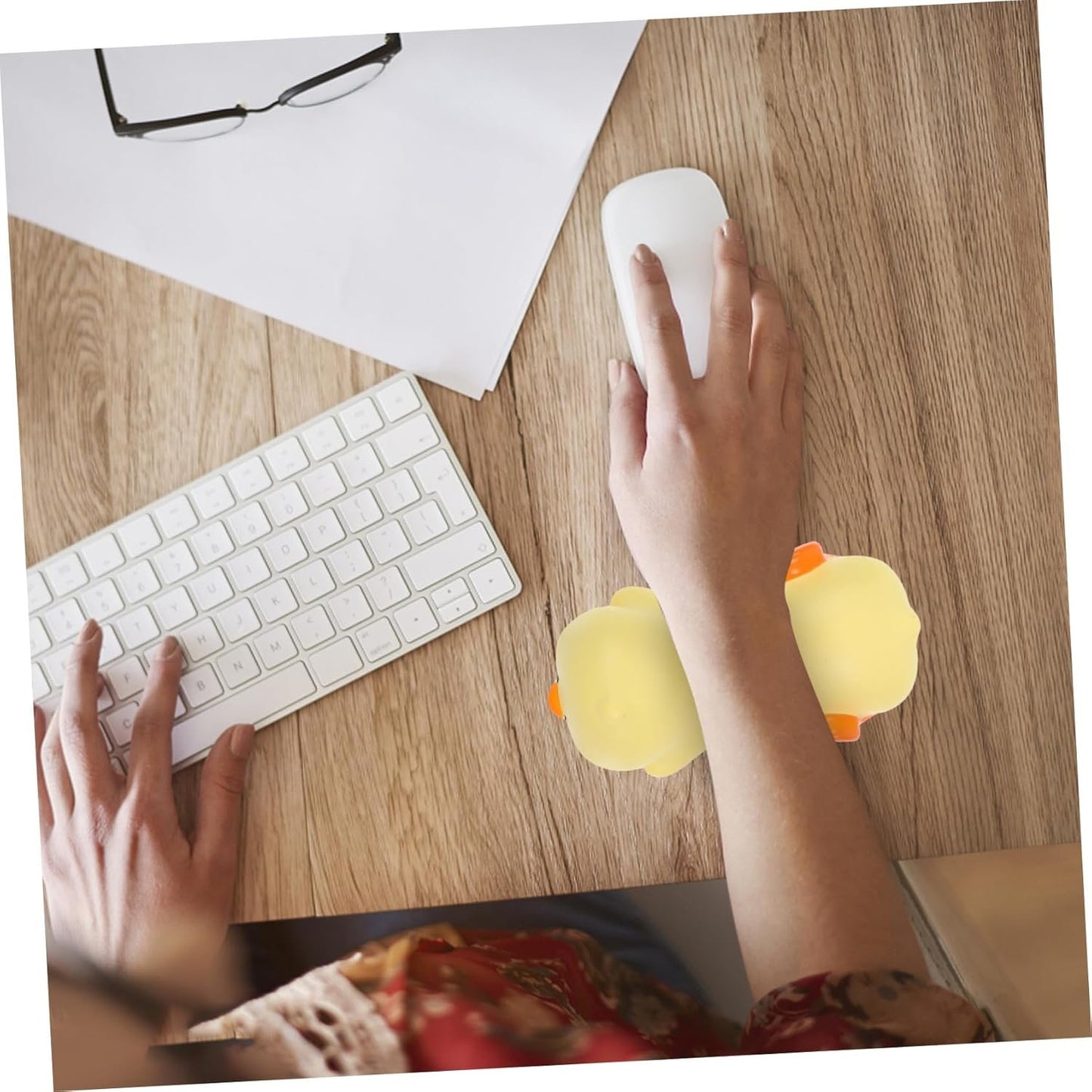 GANAZONO Ergonomic Wrist Rest Pad for Mouse High Density Memory Hand Support with Non Slip Base for Office Home Use Comfortable Cushion for Gaming Long Hours of Work