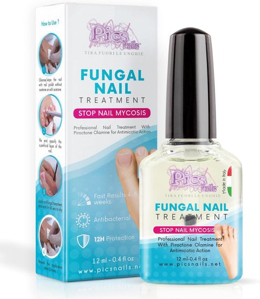 Antifungal Nail Feet and Hands 12 ml – Treatment Prevents Mycosis/Fungi and Restores the Natural Appearance of the Nail.