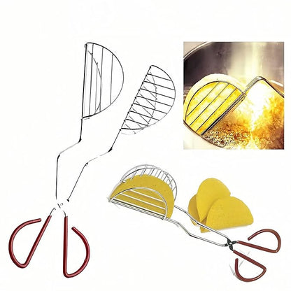 Taco Maker Press Fried Taco Shells Mold Crisp Deep Fryer Kitchen Tools Gadgets