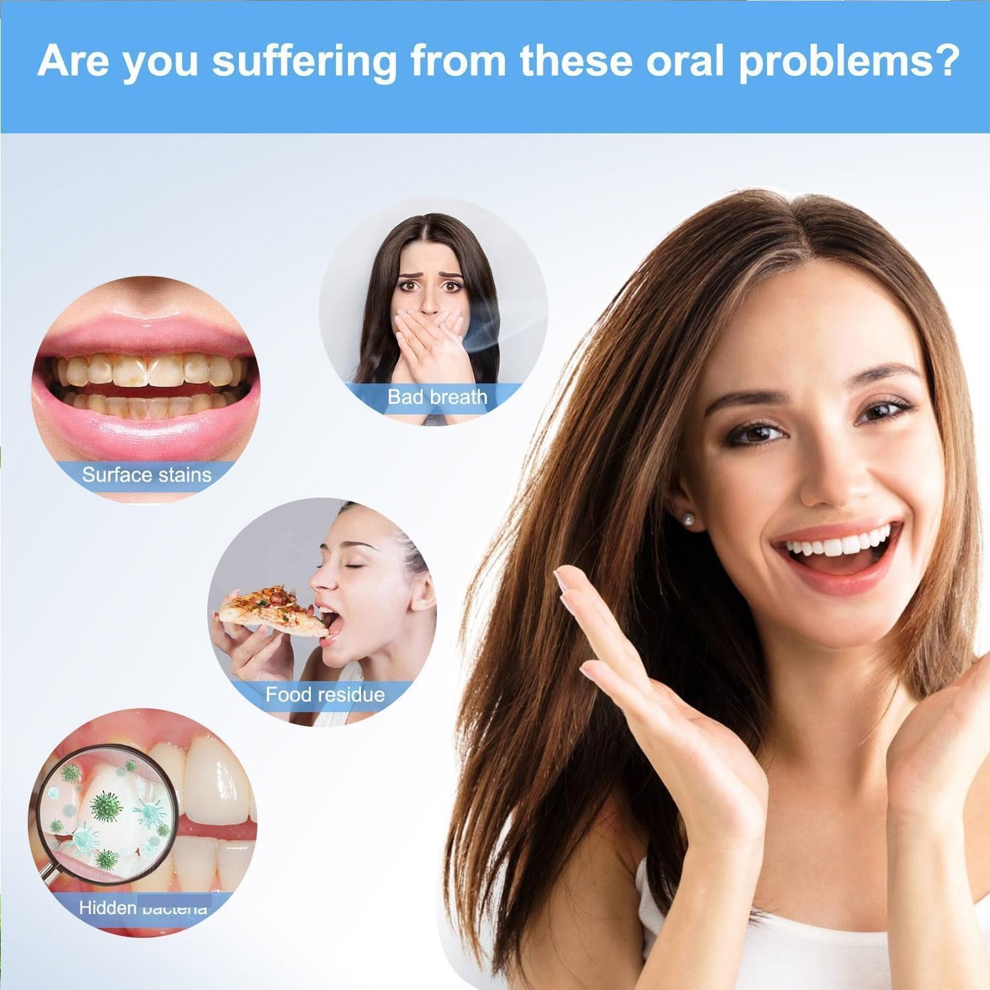 SP-8 Probiotic Toothpaste, SP-8 Ultra Whitening Toothpaste, Fresh Breath, Deep Cleaning Care Toothpaste, Oral Care, 3 PCS