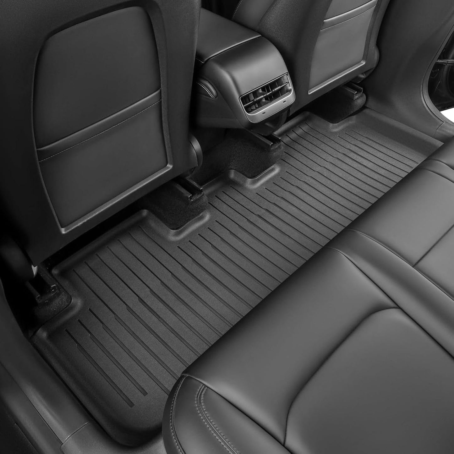 SUPER LINER All-Weather Floor Mats & Cargo Liners for Tesla Model Y 5-Seat 2021-2025 2026, Custom Fit TPE Trunk Mats, Anti-Slip Interior Accessories(Does NOT fit 7-Seat & Juniper)