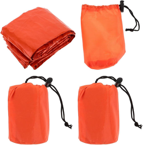 TOKIDNY Emergency Survival Blanket Tent Compact Portable Survival Sleeping Bag Camping Blanket 3 Pack Waterproof for Hiking Outdoor Gear