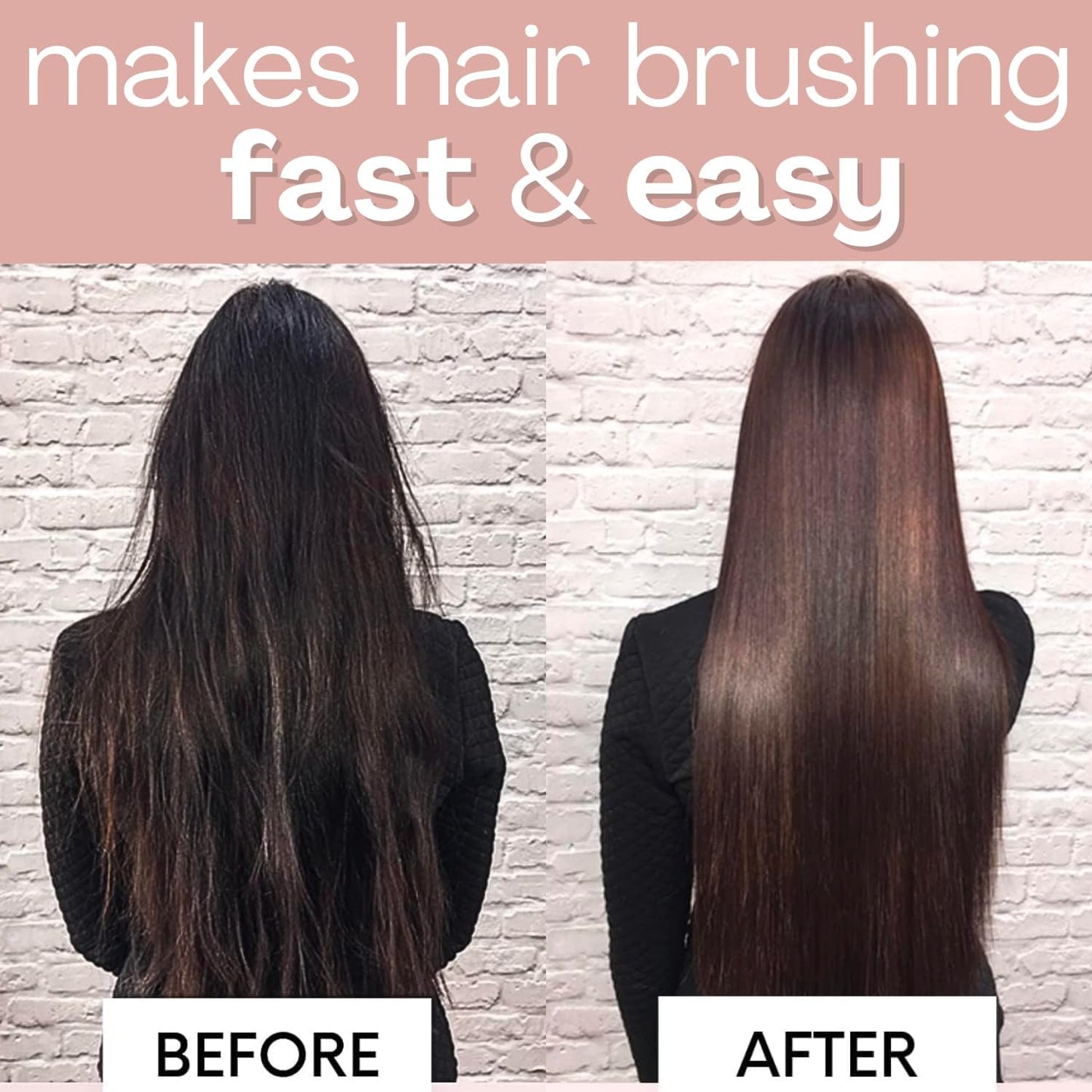Lily England Paddle Brush Best for Detangling Straightening Hair and Blowdrying Rose Gold Hairbrush