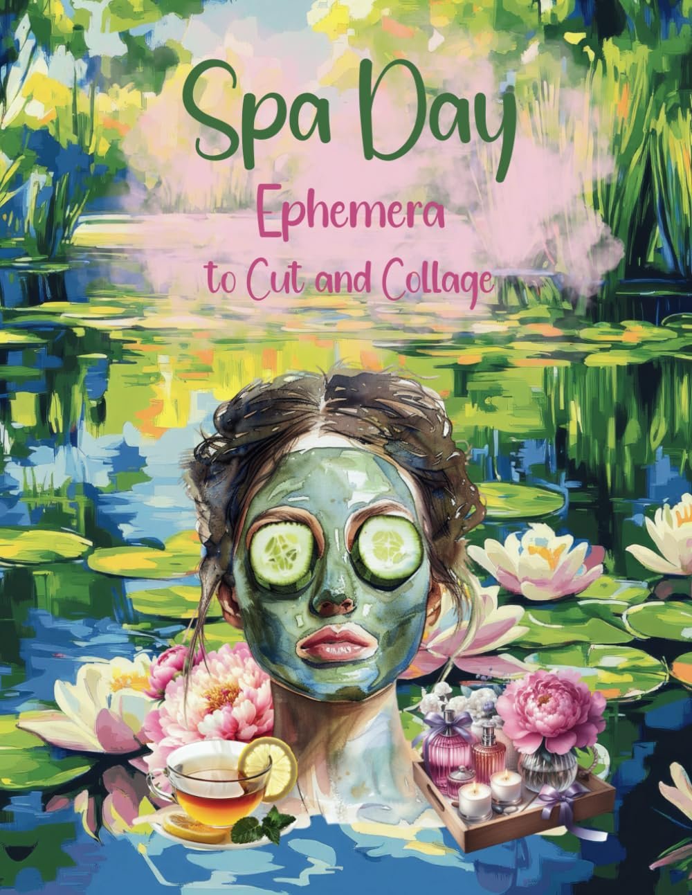 Spa Day Ephemera to Cut and Collage: Yoga, Meditation, Relaxation for Scrapbooking, Junk Journals, Card Making, Art Journaling, Mixed Media, Paper Crafts, Artist Trading Cards, Decoupage, Kids Crafts, Vision Boards