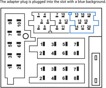 Akozon Car Bluetooth Audio Adapter Accessories Radio Stereo Suitable for Mito/Giulietta/Brera, Electronic Accessories Bluetooth Music Adapter Bluemusic for Giulietta
