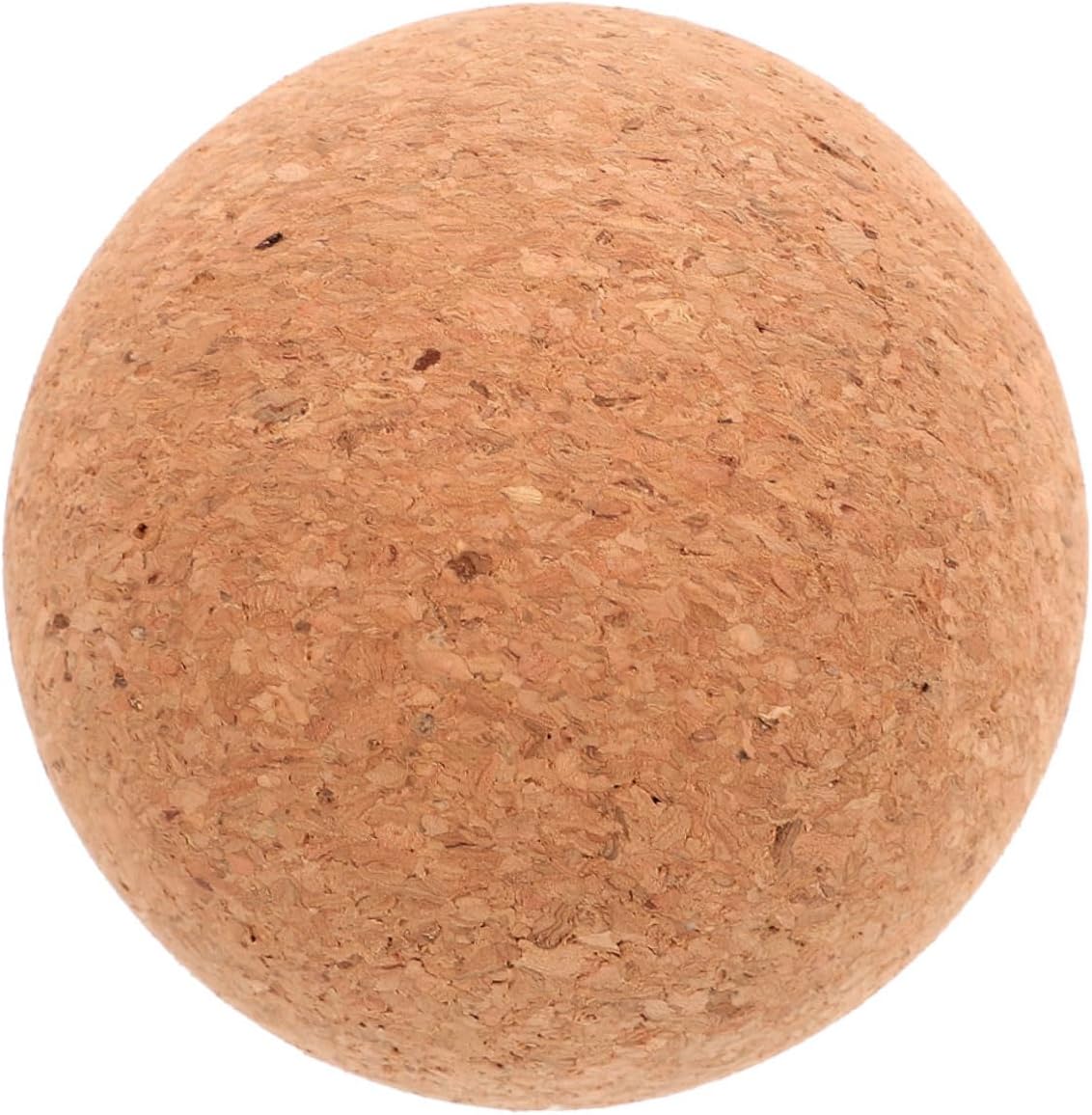 ifundom Palla da Yoga Palla per Massaggiare Palline da Massaggio Manuali di Yoga Sfera di Sughero Strumento di Massaggio All'Indietro Massaggiatore al Collo Trucioli di Sughero