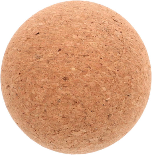 ifundom Palla da Yoga Palla per Massaggiare Palline da Massaggio Manuali di Yoga Sfera di Sughero Strumento di Massaggio All'Indietro Massaggiatore al Collo Trucioli di Sughero