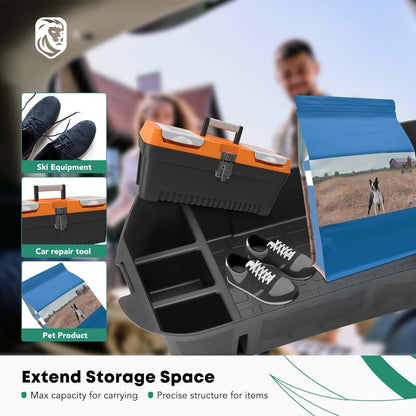 YHTAUTO Front Trunk Organizer Compatible with Tesla Model Y 2020 2021 2022 2023 2024, Frunk Storage Organizer Storage Box fits Tesla Y Accessories, 6 Separate Spaces