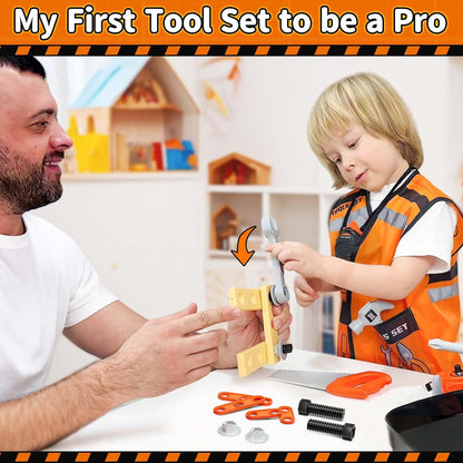 KidBloom Kids Tool Set, Kids Toys Boys with Drill, Toys for Boys Gifts