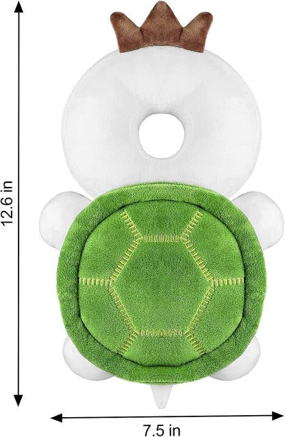 Mounting UP Baby Toddler Head Protector Backpack Head Safety Pad Adjustable Backpack Baby Head Protection Wear for Infant Toddler & Walker Walking & Crawling Cute Tortoise CA