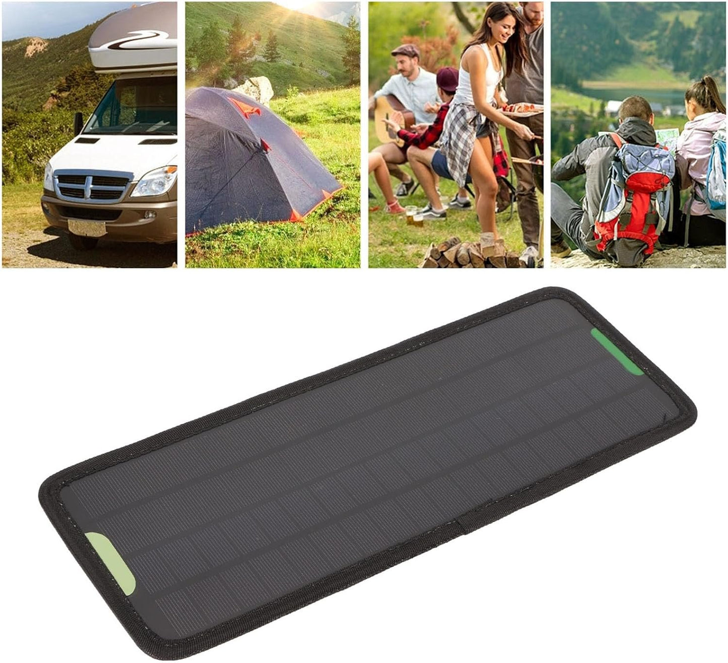 Solar Battery Charger, 10W 12V Portable Waterproof Power Trickle Battery Charger OBD Car Charger for Car Motorcycle Boat Mower Trolling Tractor
