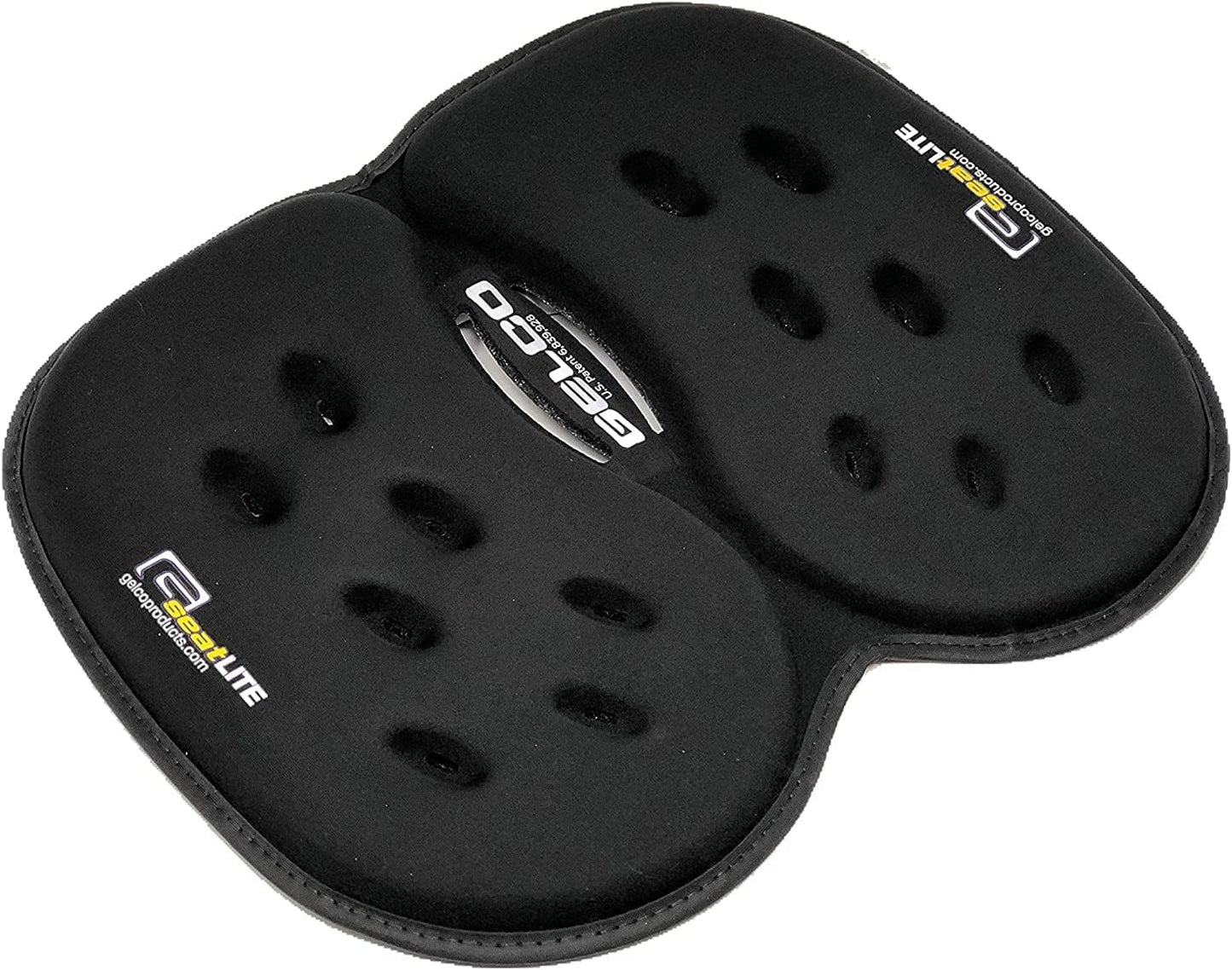 GSeat LITE Travel Gel &Foam Cushion | Back Pain, Sciatica & Pressure Relief | Relieves Tailbone Discomfort, Promotes Healthy Posture| Ergonomic Comfort | Car, Commute, Airplane and Travel Comfort