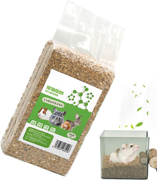 Hamster Sand, Natural Odor Control Gerbil Bedding, No Dust Terrarium Substrate, 5.91x9.84 Inches, Ideal for Small Pet Habitats and Clean Comfortable Living Spaces