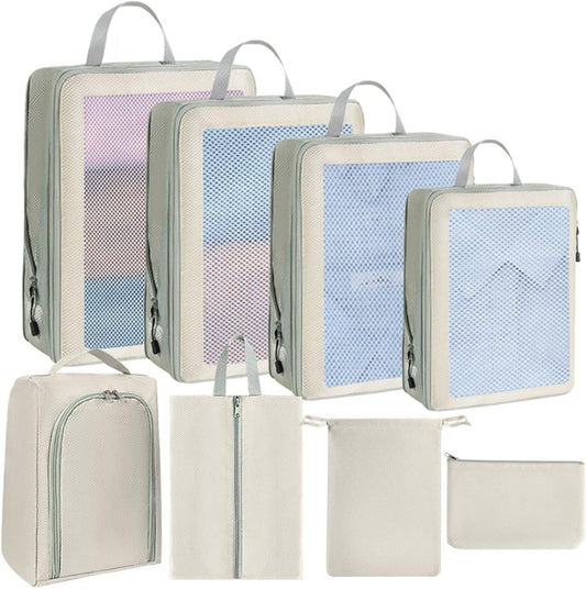 Compression Packing Cubes | Packing Cubes Suitcase | Compression Packing Bags | Waterproof Packing Cubes, Travel Compression Cubes, Clothing Organization Cubes, Moving House Packing Cubes