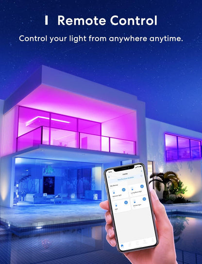 meross Smart Bulbs, E26 Smart WiFi LED Bulbs Compatible with Apple HomeKit, Siri, Alexa, Google Assistant and SmartThings, Dimmable Multicolor 2700K-6500K RGBWW, 810 Lumens 60W Equivalent, 4 Pack