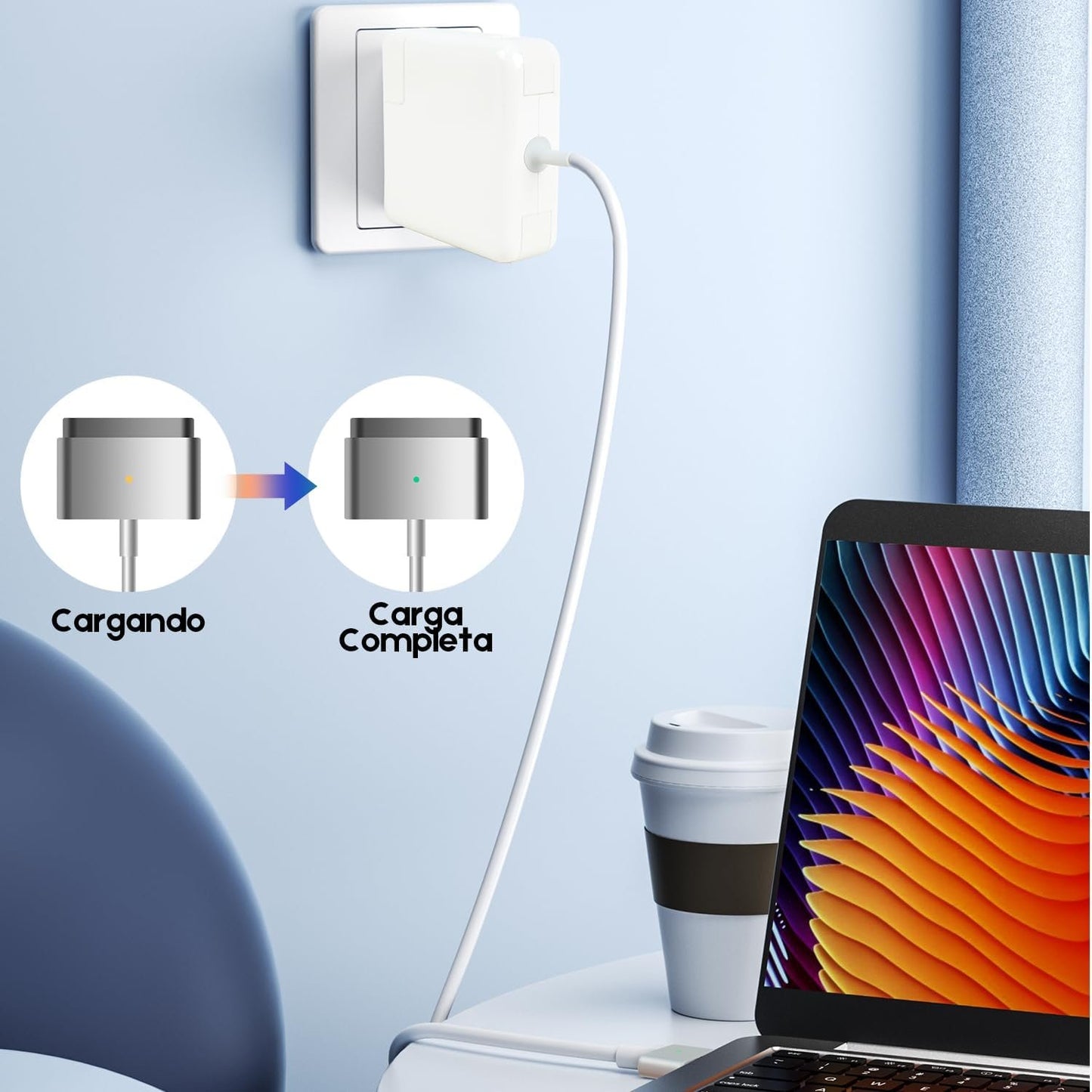 85W Fast Charger Replacement for MacBook, T-Tip Power Adapter with 68 inch Cable, Compatible with MacBook Pro and Air of 13”/15"/17“ (Late 2012-2017 Models, UL Certified)
