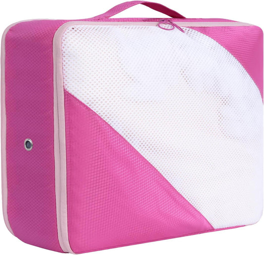 AiQInu Space Saving Organizer, Packing Cubes Compression, Compression Suitcase Organizer, Goose Feather Coat Organizers