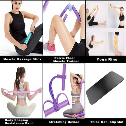 Leg Stretcher, 100kg Stretch Machine, Heavy Duty Steel Frame Equipment Splits Machine, Leg Stretching Training Machine for Home Gym Split Machine Training Fitness with 6 Accessories