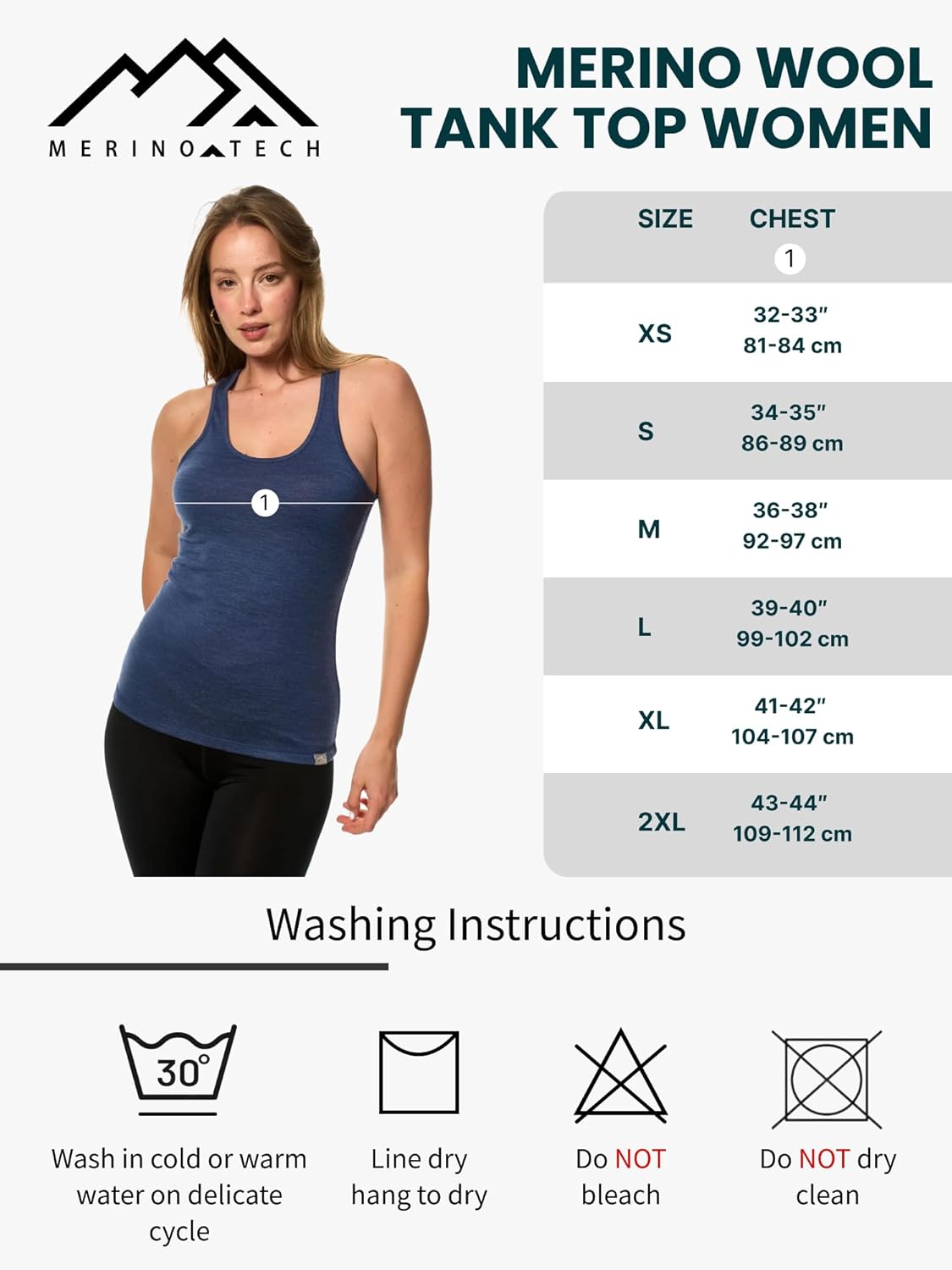 Merino.tech 100% Merino Wool Women's Trekking T-Shirt – Short Sleeve Merino Jersey – Soft and Natural Thermal Sports Underwear