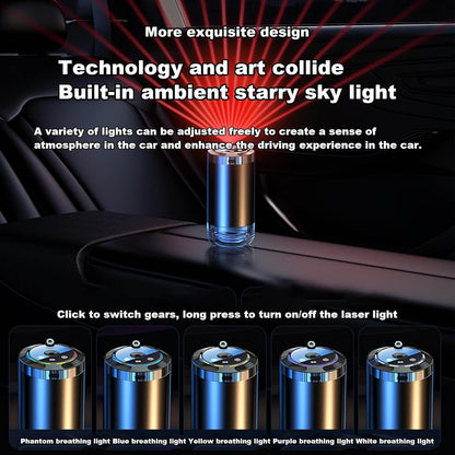 Car Humidifiers, Car and Home Air Umidificatore, Portable Scent Diffuser, Multi Mode Car Humidifier, Car Air Purifier and Humidifier, Car Diffuser with Multiple Settings for Car, Home, Small Room