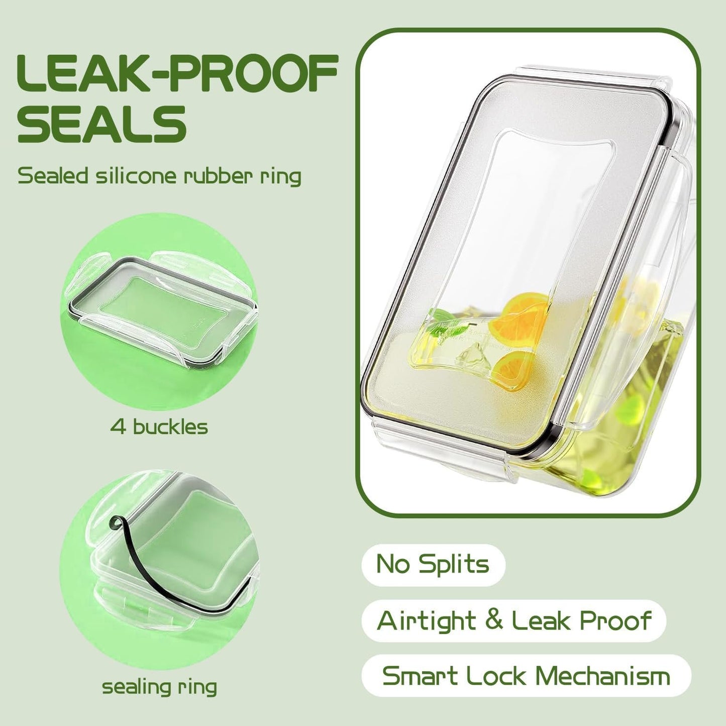 44 Pcs Food Storage Containers with Lids Airtight (22 Containers&22 Lids), Plastic Food Containers for Pantry&Kitchen Storage, BPA-Free, Leak Proof,Microwave and Dishwasher Safe, Includes Labels&Pen