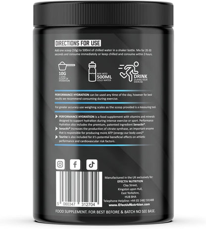 Performance Hydration, Strawberry & Kiwi - 600g