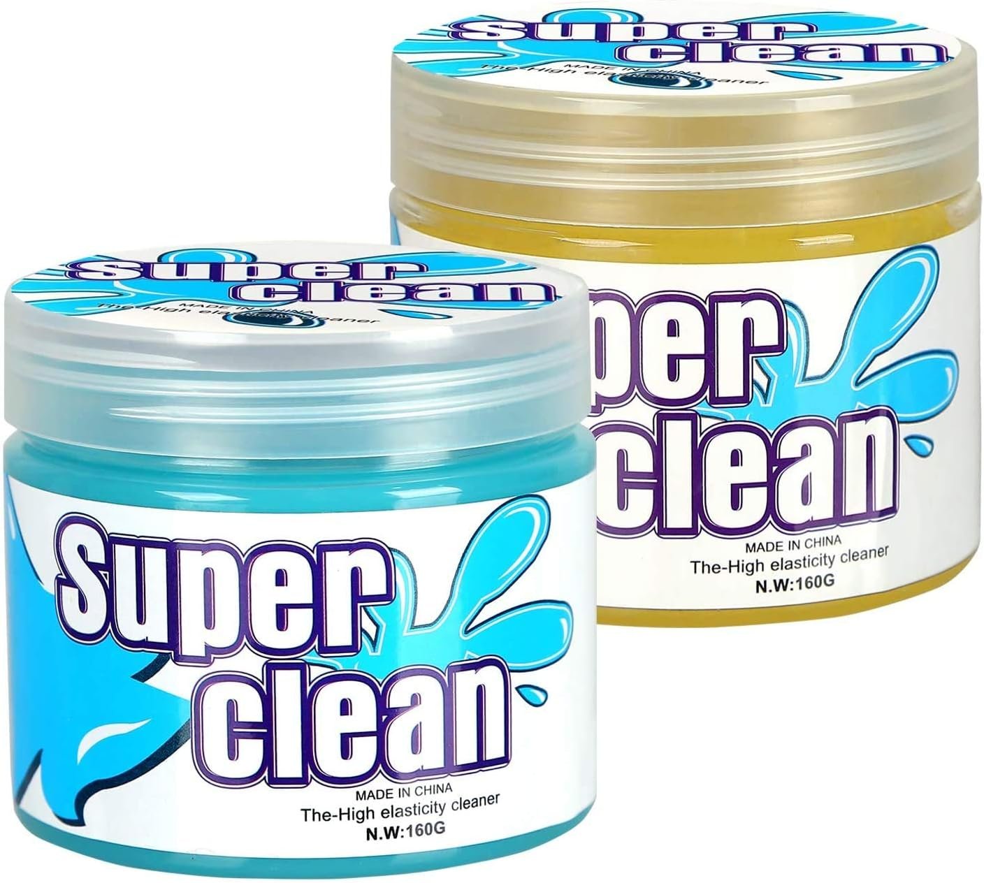 2 Pack Cleaning Gel Universal Dust Cleaner for PC Keyboard Cleaning Car Detailing Laptop Dusting Home and Office Electronics Cleaning Kit Computer Dust Remover