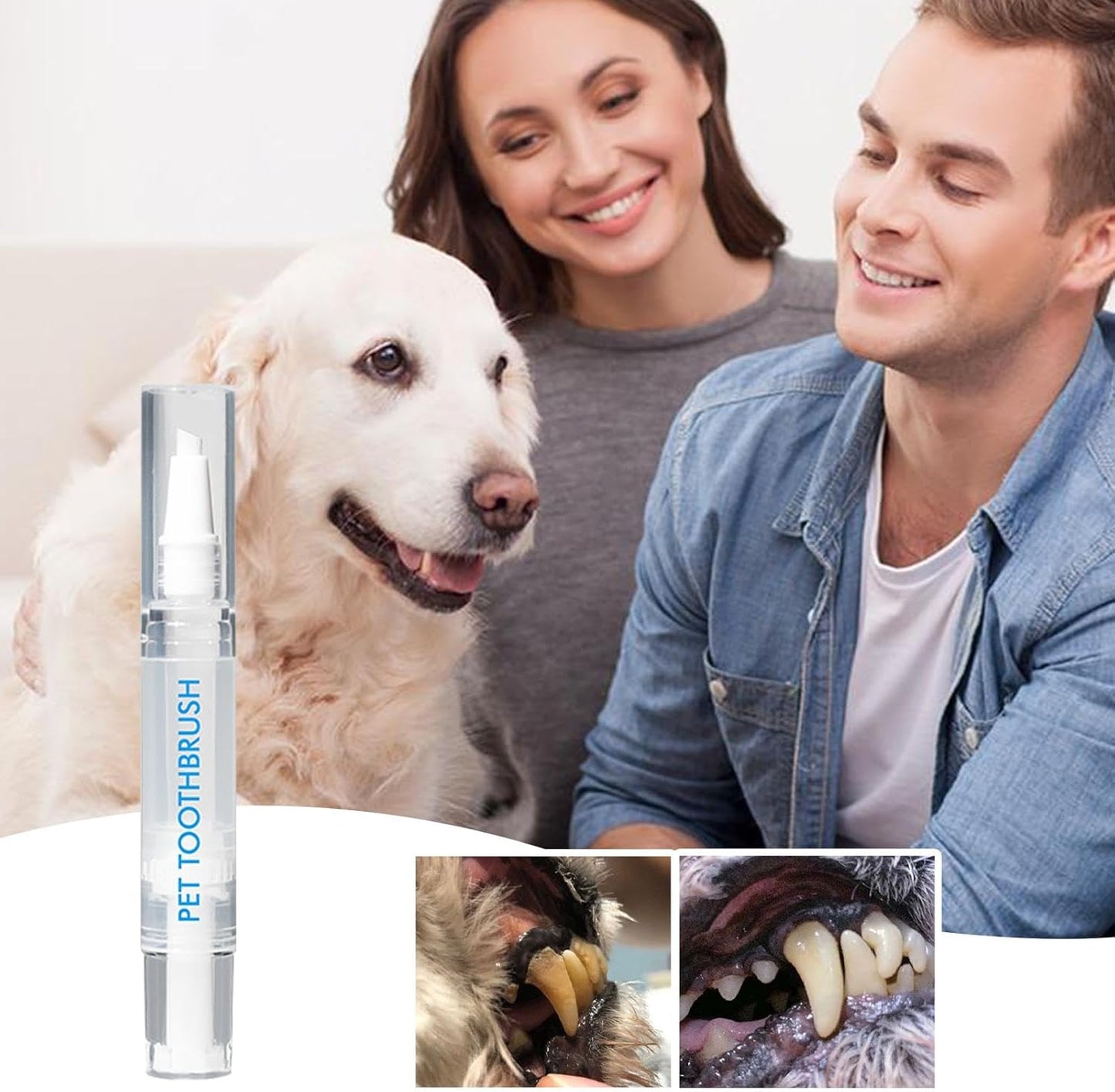 Pet Toothbrush Pen, Dog Toothbrush Pen, Cat Toothbrush Pen, Pet Hygiene Pen, Compact Pet Toothbrush, Pet Oral Care Pen, Soft Bristle Pet Toothbrush, Ergonomic Pet Toothbrush