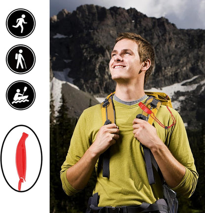 Outdoor Safety Whistle | High-Decibel Camping Whistle with Lanyard - Waterproof Camping Gear, Dog Training Accessories for Walking