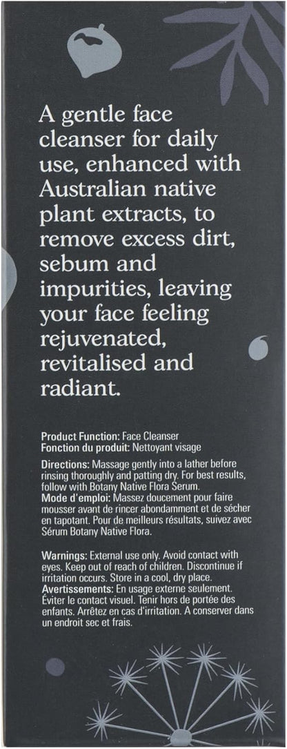 Botany Native Flora Daily Face Cleanser, Hydrating Foaming Gel with Vitamin C & Australian Native Extracts, Removes Impurities & Revitalizes Skin150ml