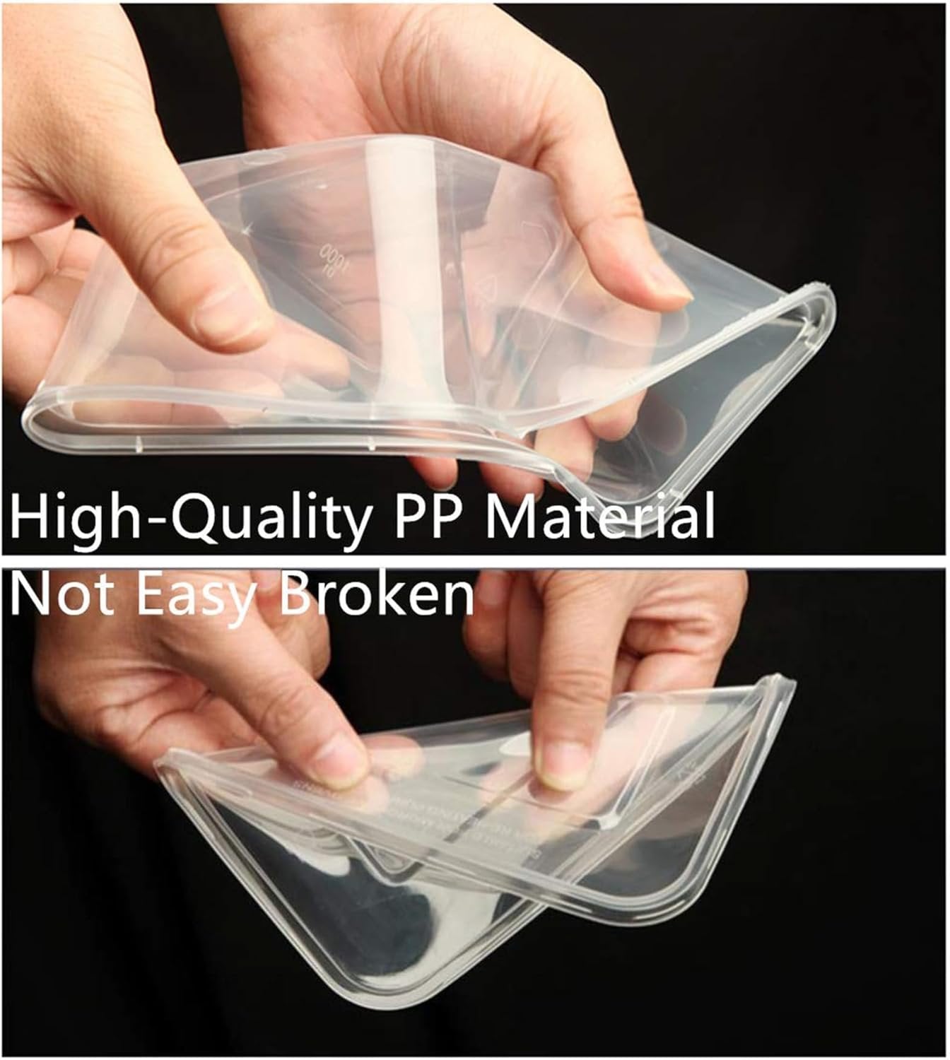 50 Sets Takeaway Containers With Lids, 650ml Microwave Safe Food Containers, Disposable Plastic BPA Free Packaging for Restaurants